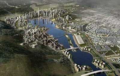 Artist's rendering of Changsha's future CBD