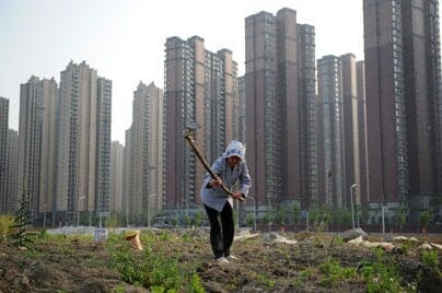 China housing slowdown