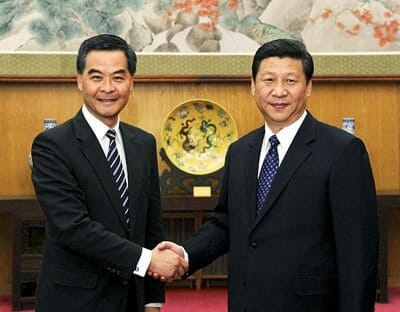 CY Leung Xi Jinping