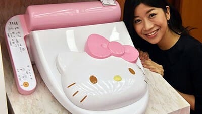 Hello Kitty toilet seat