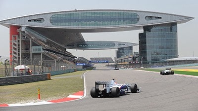 Shanghai F1 track 