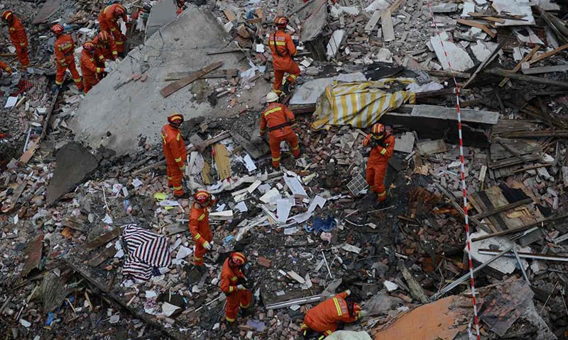 China building collapse