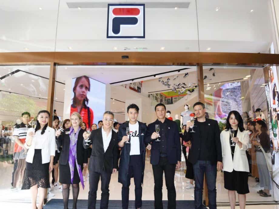 gerningsmanden utilsigtet lån FILA Relaunches Shanghai Flagship Store on East Nanjing Road