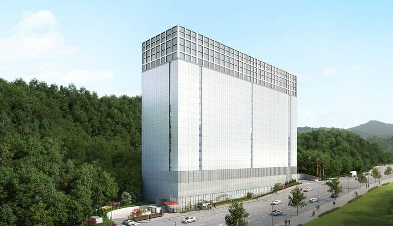 Rendering of Equinix SL2x xScale Data Center in Seoul