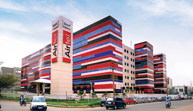 Airtel Centre in Gurugram serves as Bharti Airtel's headquarters 